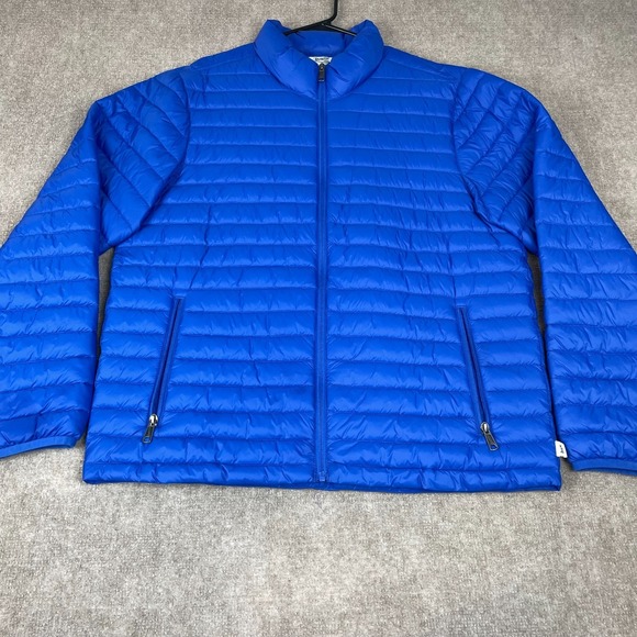 Duluth Trading Co Other - Duluth Trading Co. Puffer Jacket Mens‎ Large Blue Quilted Lightweight Full Zip